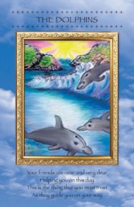 The Dolphins - Copyrighted Image. Voice of the Angels Spiritual Cards